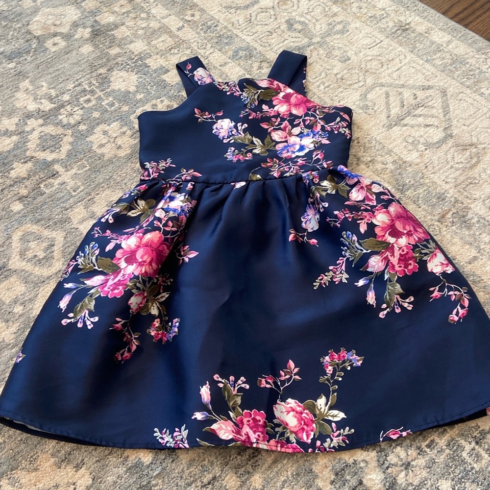 Girls floral formal dress
